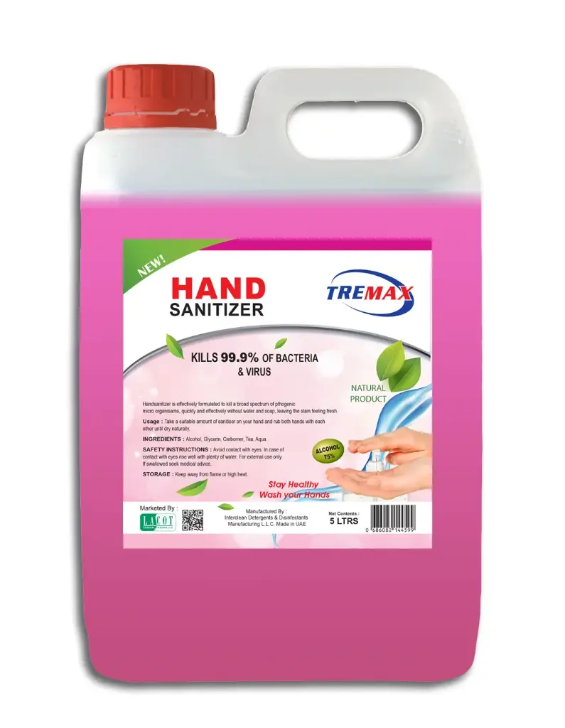 HAND WASH LIQUID ROSE PEARLISED 5 LTRS MAX-STAR