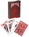 BICYCLE PLAYING CARDS FOIL RIDERBACK RED 1030987