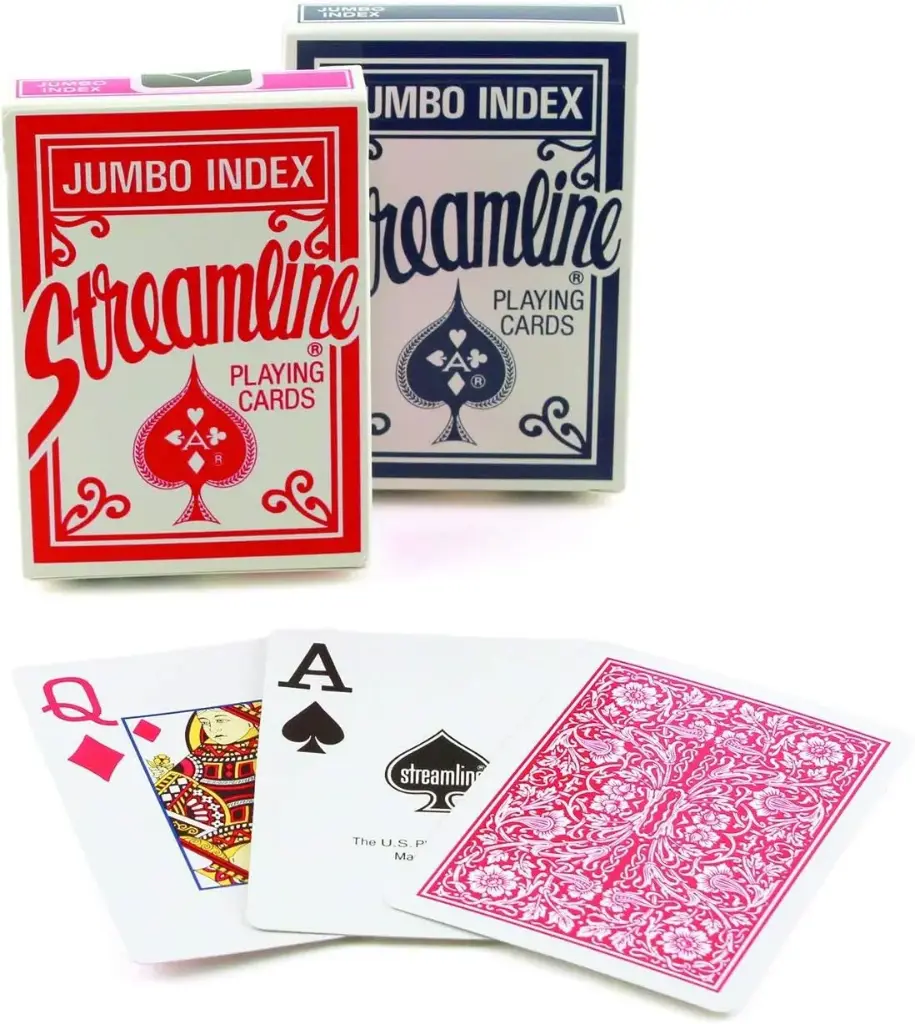STREAMLINE POKER PLAYING CARDS JUMBO INDEX 1000670