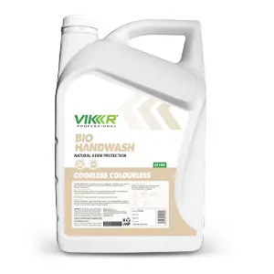 BIO HAND WASH 5L VIKR COLOURLESS ODOURLESS 5 LTR