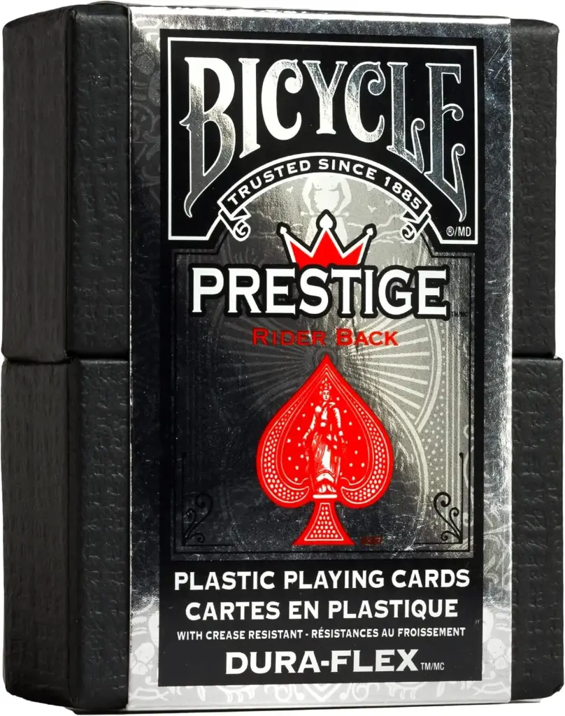BICYCLE PLAYING CARDS  PRESTIGE RIDER BACK MIX BLUE/RED 10015589