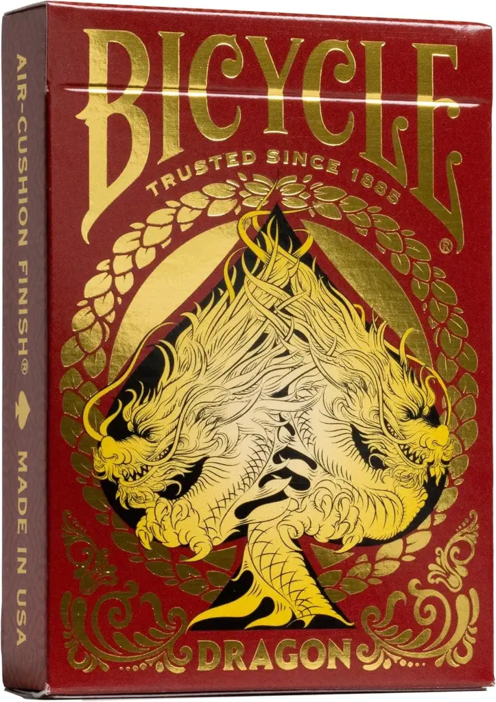 BICYCLE PLAYING CARDS  DRAGON RED 10043191