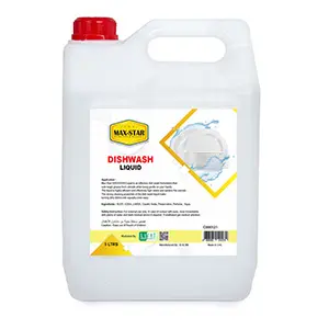 [C000121] DISH WASH LIQUID 5 LTRS MAX-STAR