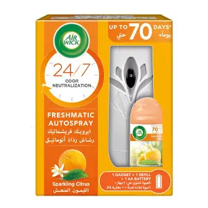 [C000721] AIRWICK FRESHMATIC KIT DEVICE+CITRUS REFILL 250ML GBS