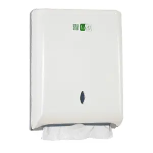 [P000273] V/C INTERFOLD PAPER TOWEL DISPENSER WHITE 21CM ECOLINE FQ609A