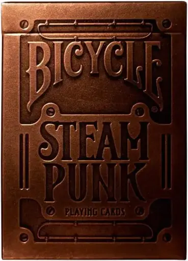 [BICPOKSTE1DK] BICYCLE POKER PLAYING CARDS STEAMPUNK GOLD 1024790