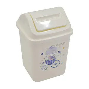[J001024-2PCS] 8L PLASTIC SWING BIN