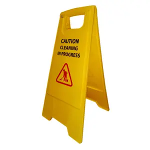 [J002232COL] CAUTION SIGN BOARD (CLEANING IN PROGRESS, ECOLINE)