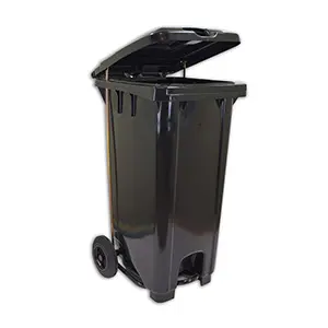 [J000709] PLASTIC PEDAL BIN ECOLINE (240LTR, GREY)