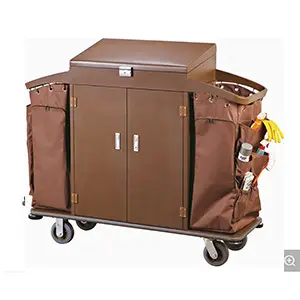 [J000991] HOTEL HOUSEKEEPING TROLLEY CART (HS 15 145X50X125CMS)
