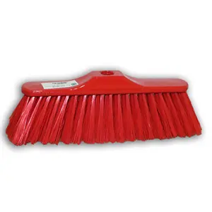 [J001097] SOFT BROOMS (RED, ECOLINE)