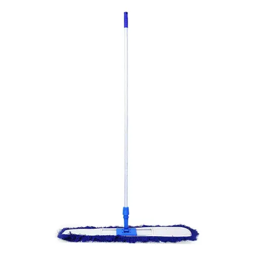 [J001966] ACRYLIC DC MOP SLEEVE, FRAME & HANDLE FULL SET (80CMS, ALUMINIUM HANDLE 150CMS, BLUE, ECOLINE)
